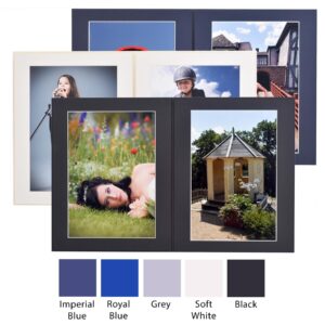 Haven 14" x 14" Double Folders for two portrait photos